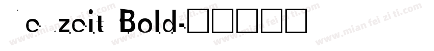 Neuzeit Bold字体转换